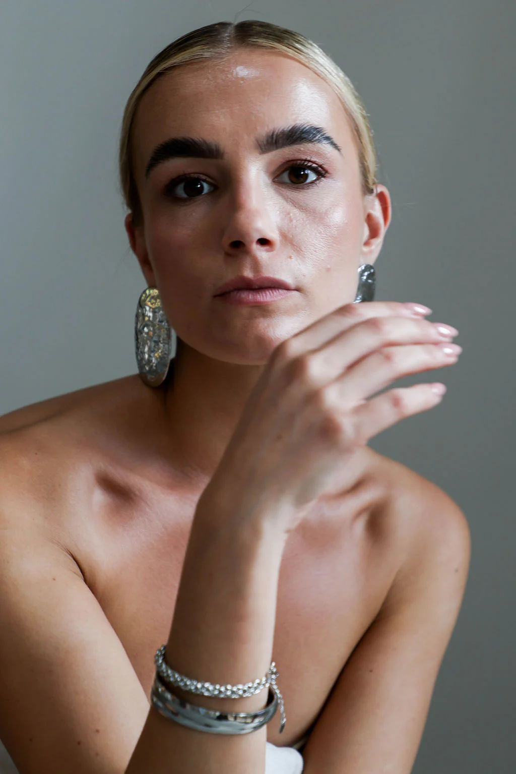 Oorbellen Joanne zilver - Image 2