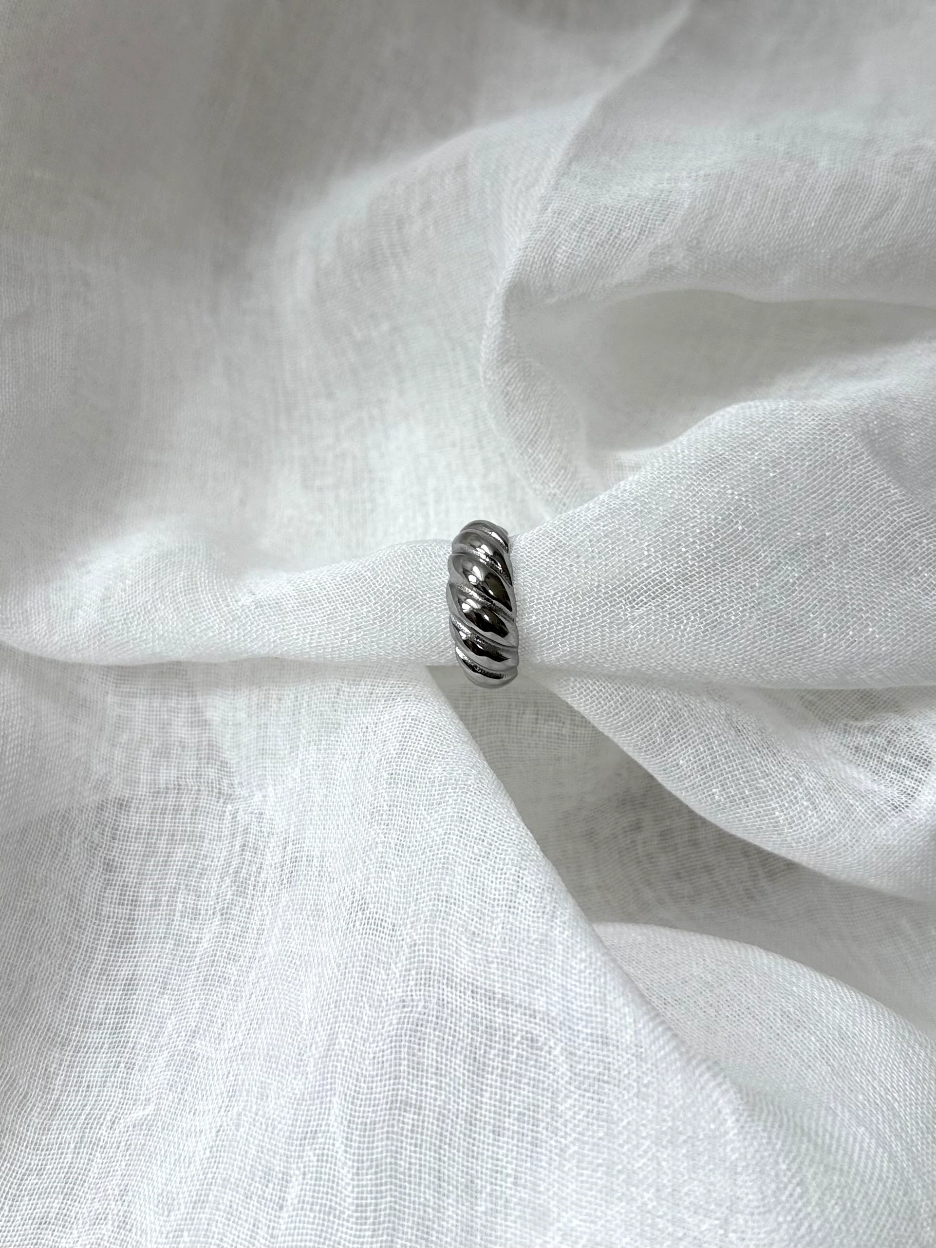 Ring león zilver